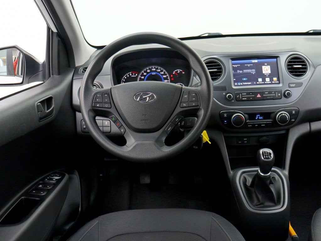 Hyundai i10 1.0i Go! | Navigatie | Cruise control | Carplay, Auto's, Stof, Gebruikt, 4 stoelen, Wit