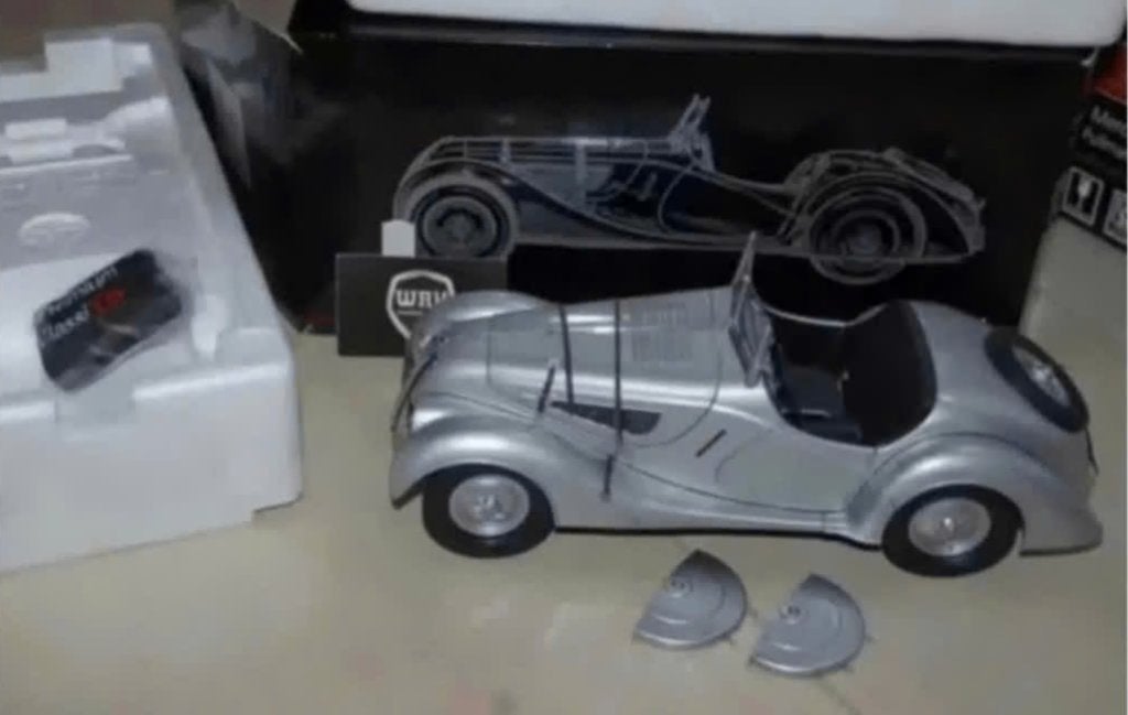 1:12 BMW 328 ROADSTER silver Premium classixxs in box WRH, Verzenden, Zo goed als nieuw, 1:9 t/m 1:12, Auto