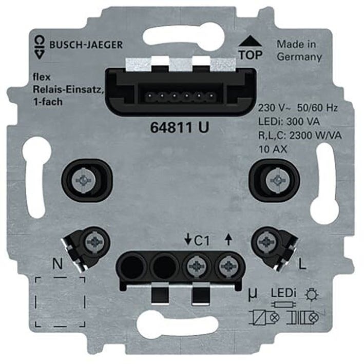 Relaissokkel 1V FlexTronics 64811 U, Verzenden, Nieuw