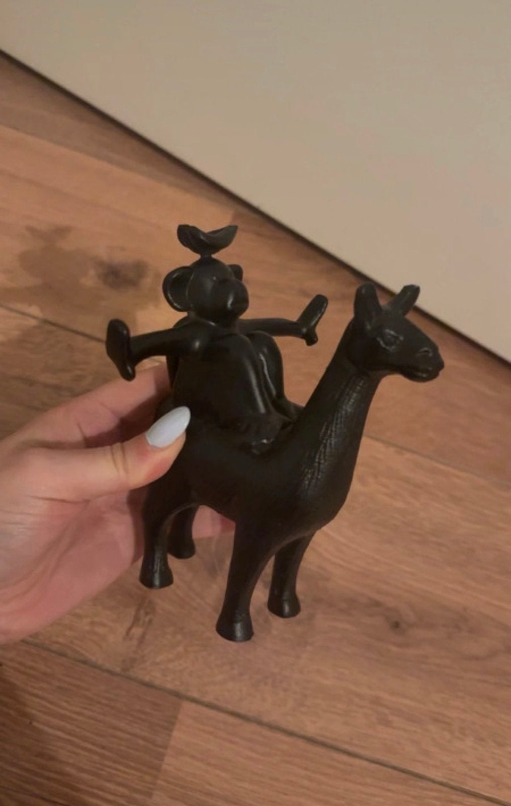 Zwart beeldje Ikea, Ophalen of Verzenden