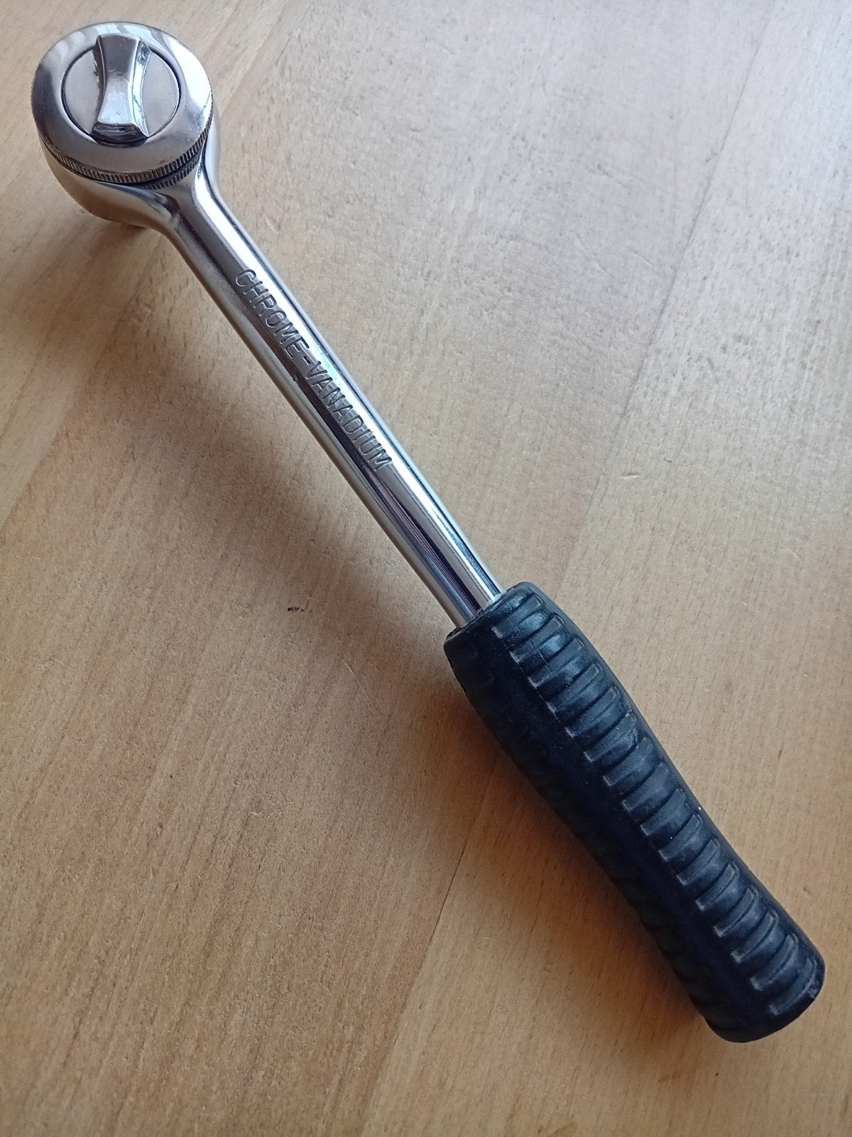 Ratelsleutel 1/2 " met verlengstuk - Chrome Vanadium, Ophalen of Verzenden, Zo goed als nieuw