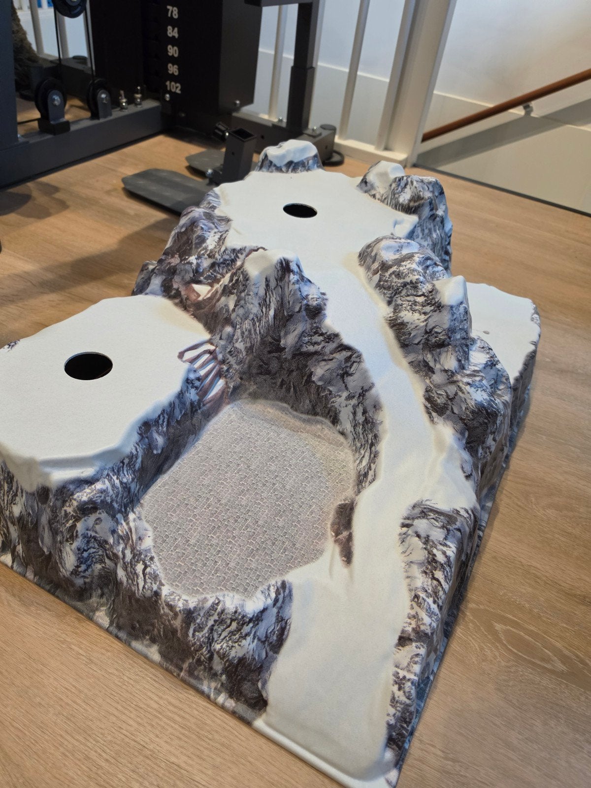 plateau voor kerstdorp groot, Ophalen, Zo goed als nieuw