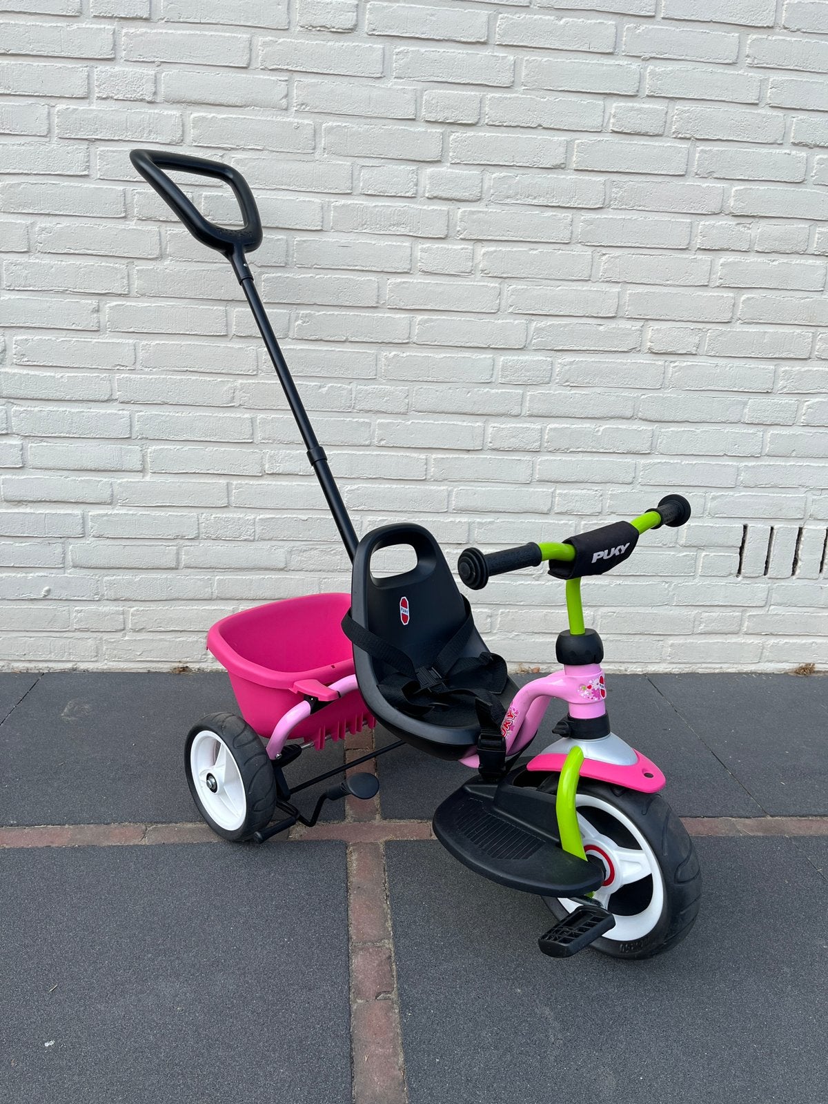 Puky driewieler NIEUWSTAAT!, Ophalen, Zo goed als nieuw, Duwstang