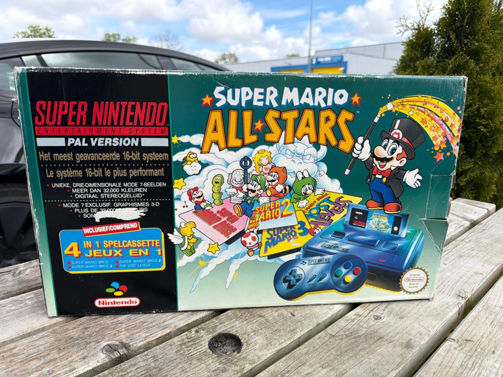 Super Nintendo Entertainment System (SNES) met Super Mario A, Spelcomputers en Games, Spelcomputers | Nintendo Super NES, Ophalen of Verzenden