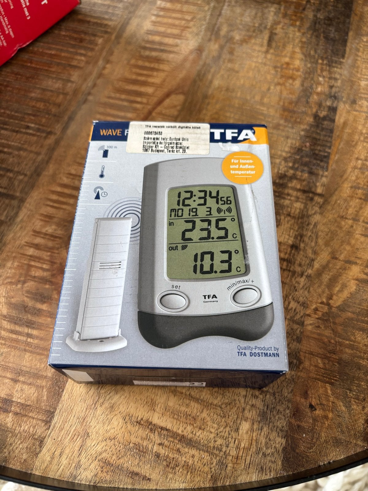 TFA Draadloze Thermometer Wave - Binnen/Buiten, Ophalen of Verzenden, Nieuw
