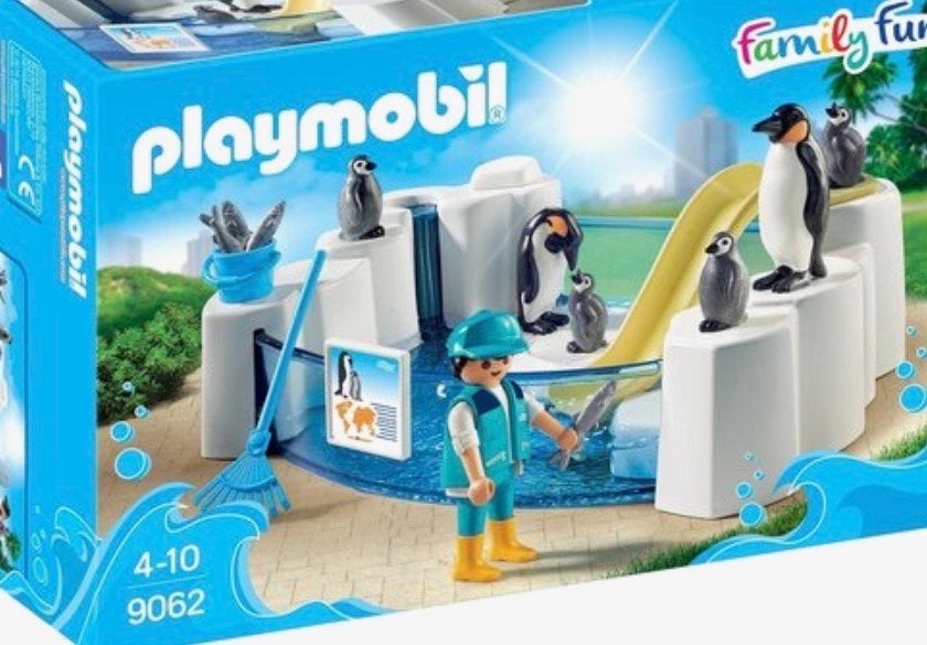 Playmobil Pinguïn Verblijf 9062 - Family Fun, Kinderen en Baby's, Complete set, Overige typen, Zo goed als nieuw, Family fun