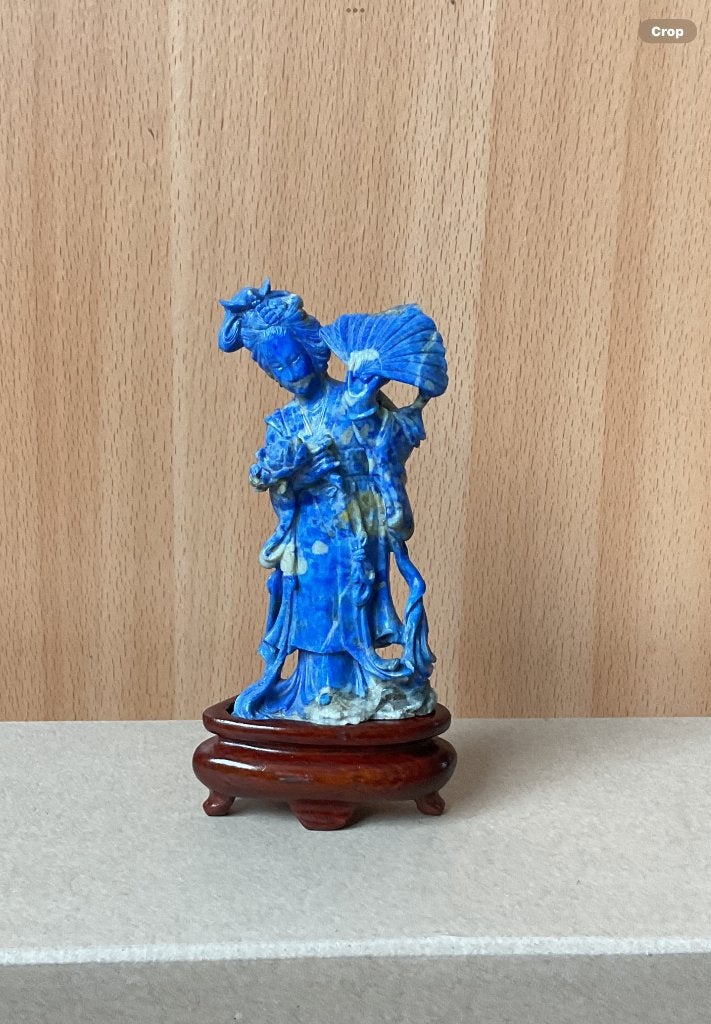 Lapis lazuli beeld, Ophalen of Verzenden, Overige materialen, Ring