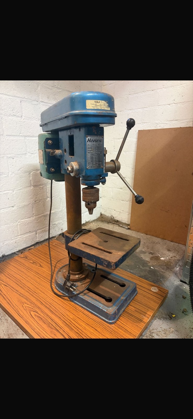 Huvema boor machine hu 13, Ophalen of Verzenden, Kolomboormachine