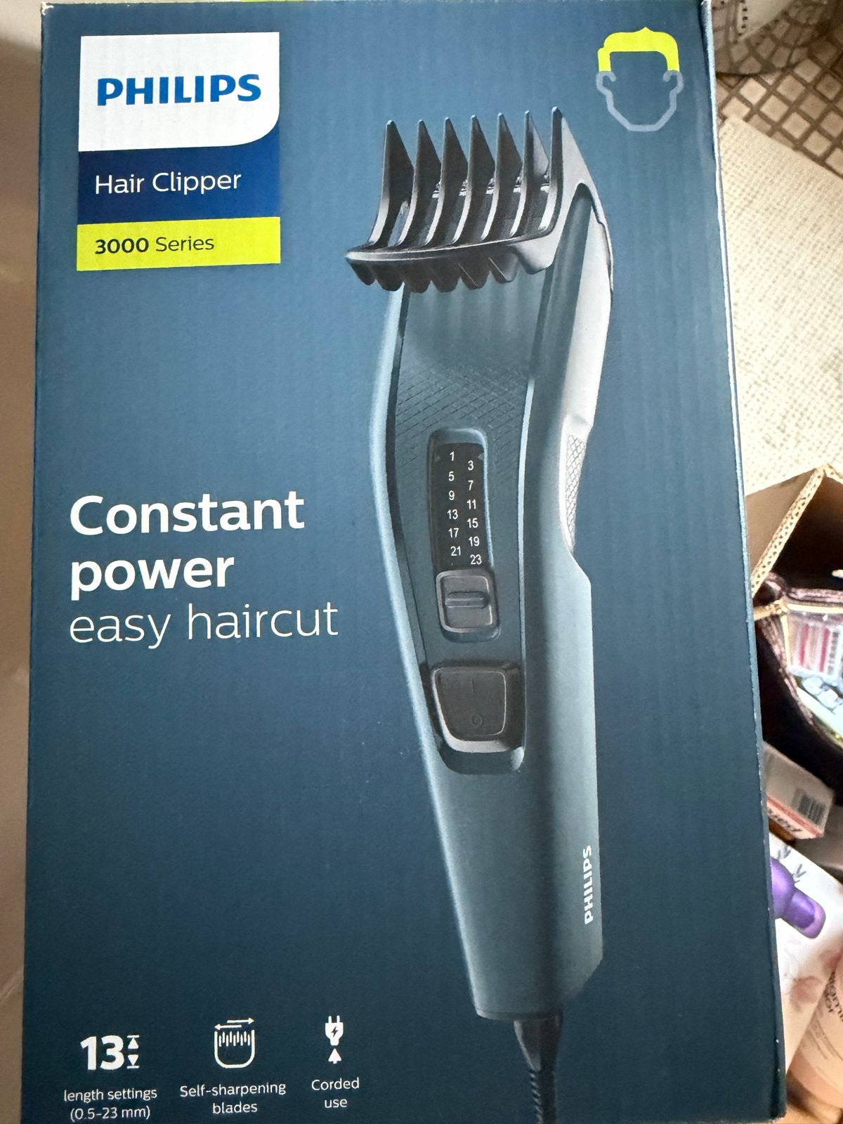 Philips Series 3000 Haartrimmer - Nieuw in doos, Ophalen of Verzenden, Nieuw, Haarverzorging