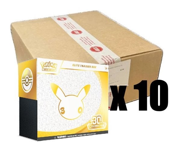 ❗30th Celebration Elite Trainer Box Case (erkende webshop), Ophalen of Verzenden, Nieuw, Boosterbox