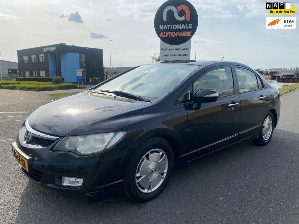 Honda Civic | 2007 | 1.3 Hybrid | Automaat | Export en Hande, Auto's, Honda, Gebruikt, Zwart, Origineel Nederlands, Bedrijf