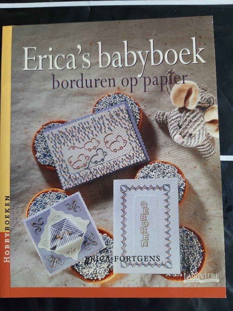 Borduren op papier - Erica's babyboek, Verzenden, Zo goed als nieuw, Patroon