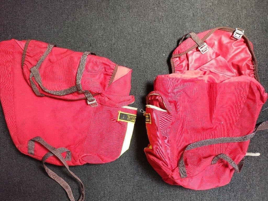 Karrimor fietstassen jaren 80 set metalen haken, Ophalen of Verzenden, Gebruikt, Karrimor