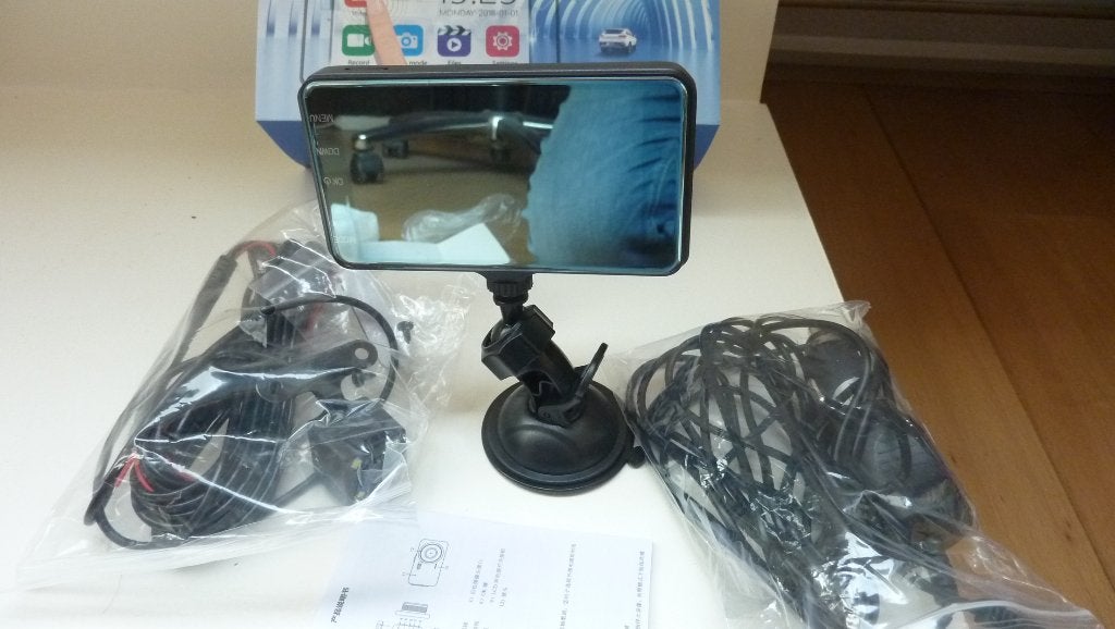 Dual Lens Dash cam, Auto diversen, Ophalen of Verzenden, Zo goed als nieuw