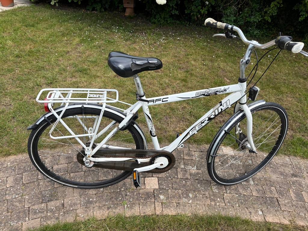 Witte herenfiets, Overige merken, Gebruikt, Versnellingen, Ophalen of Verzenden