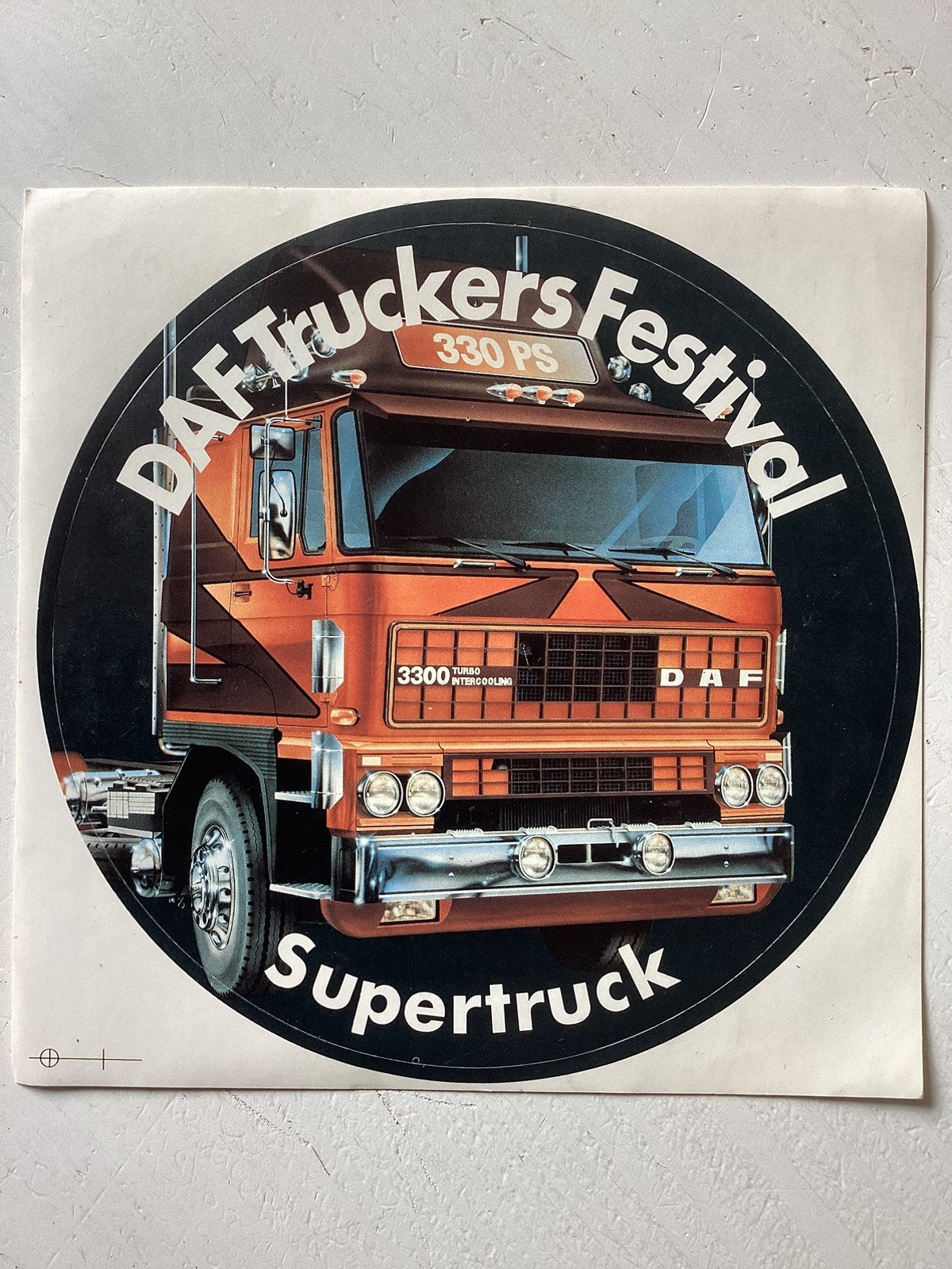 Sticker DAF Truckers Festival, Verzenden, Zo goed als nieuw, Auto of Motor