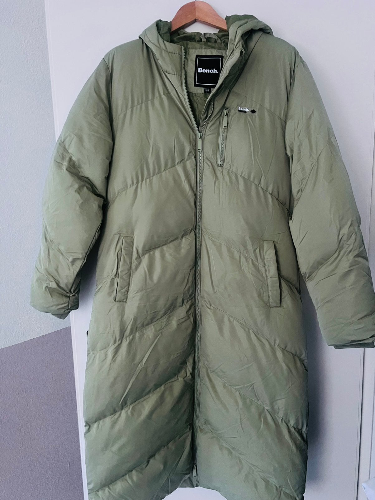 Bench saliegroene winterjas, Ophalen of Verzenden, Zo goed als nieuw, Maat 42/44 (L), Overige kleuren