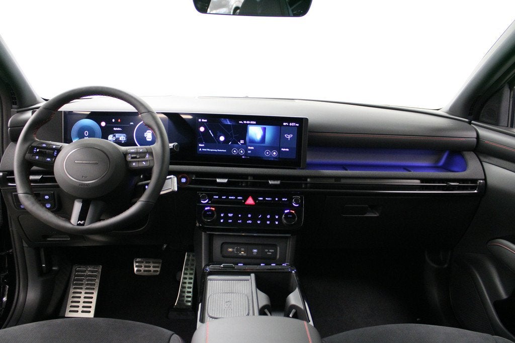 Hyundai Tucson 1.6 T-GDI HEV N Line Sky (bj 2026, automaat), Auto's, Hyundai, Gebruikt, 4 cilinders, Zwart, Bedrijf