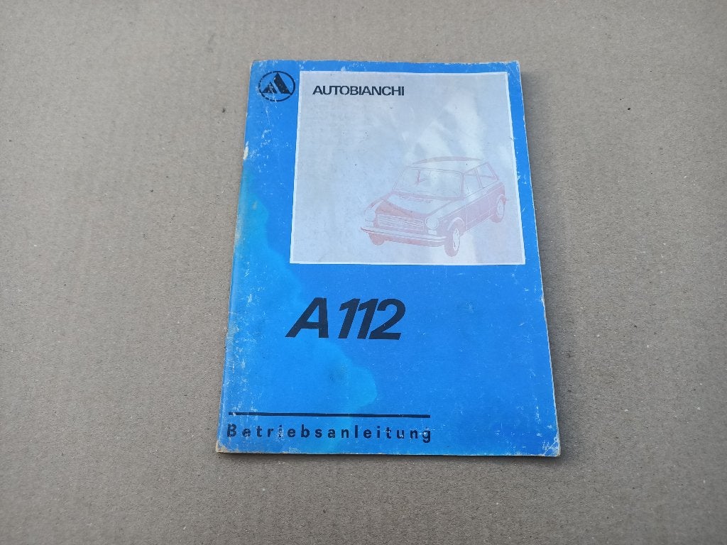 Instructieboekje: Autobianchi A112 (1973), Verzenden