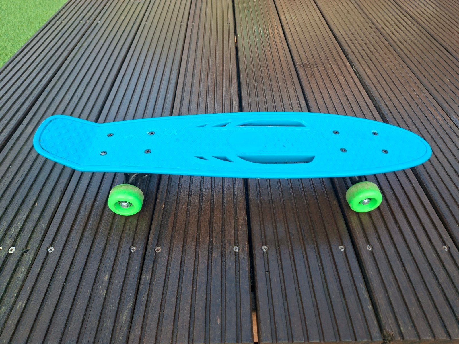 Blauw Skateboard - Zo goed als nieuw, Sport en Fitness, Ophalen, Zo goed als nieuw, Skateboard