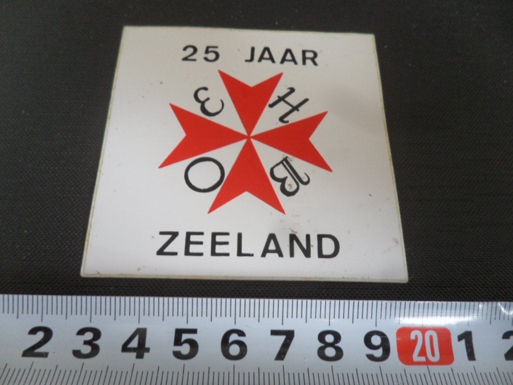 sticker 25 jaar EHBO zeeland, Ophalen of Verzenden, Zo goed als nieuw