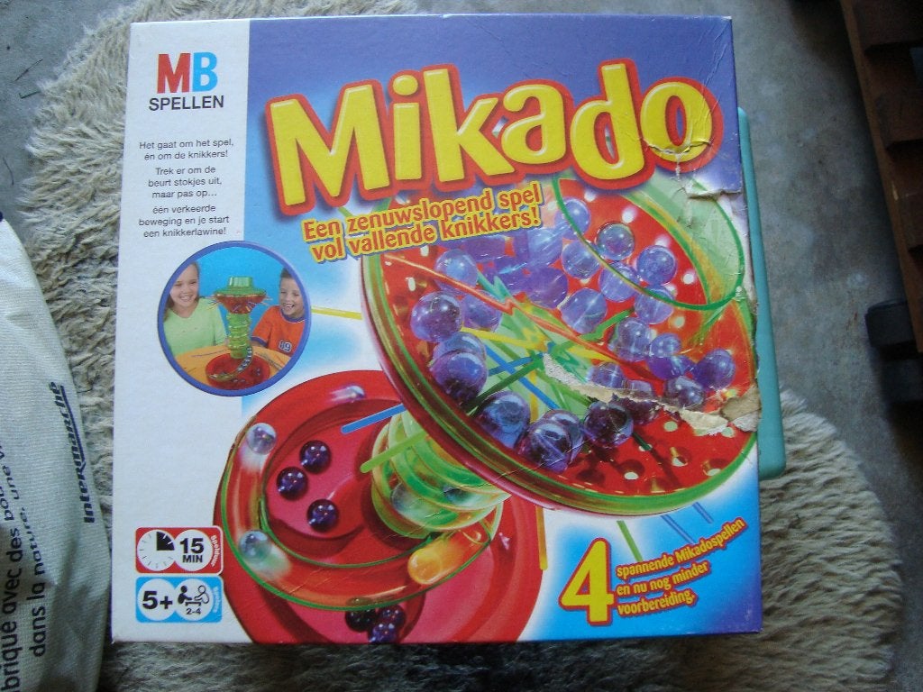 Mikado, Hobby en Vrije tijd, Gezelschapsspellen | Overige, Ophalen of Verzenden, Zo goed als nieuw
