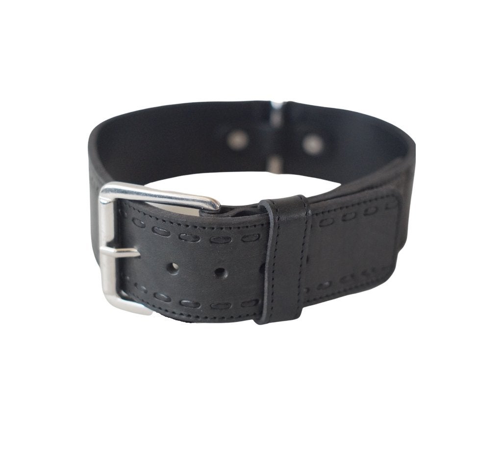 ALOKÉ Print Stipple Halsband Zwart XL+ Nek 52-58 cm KOOPJE!, Ophalen of Verzenden, Handgemaakt, Nieuw