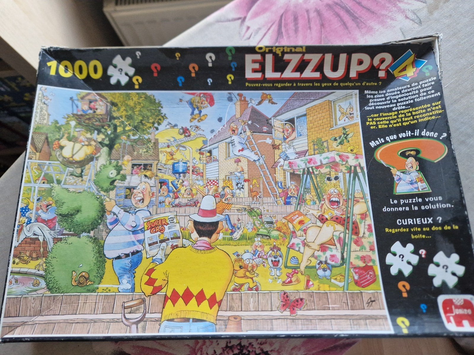 ELZZUP? 1000 stukjes puzzel - Origineel en uitdagend, Een of twee spelers, Ophalen of Verzenden, Gebruikt, Jumbo