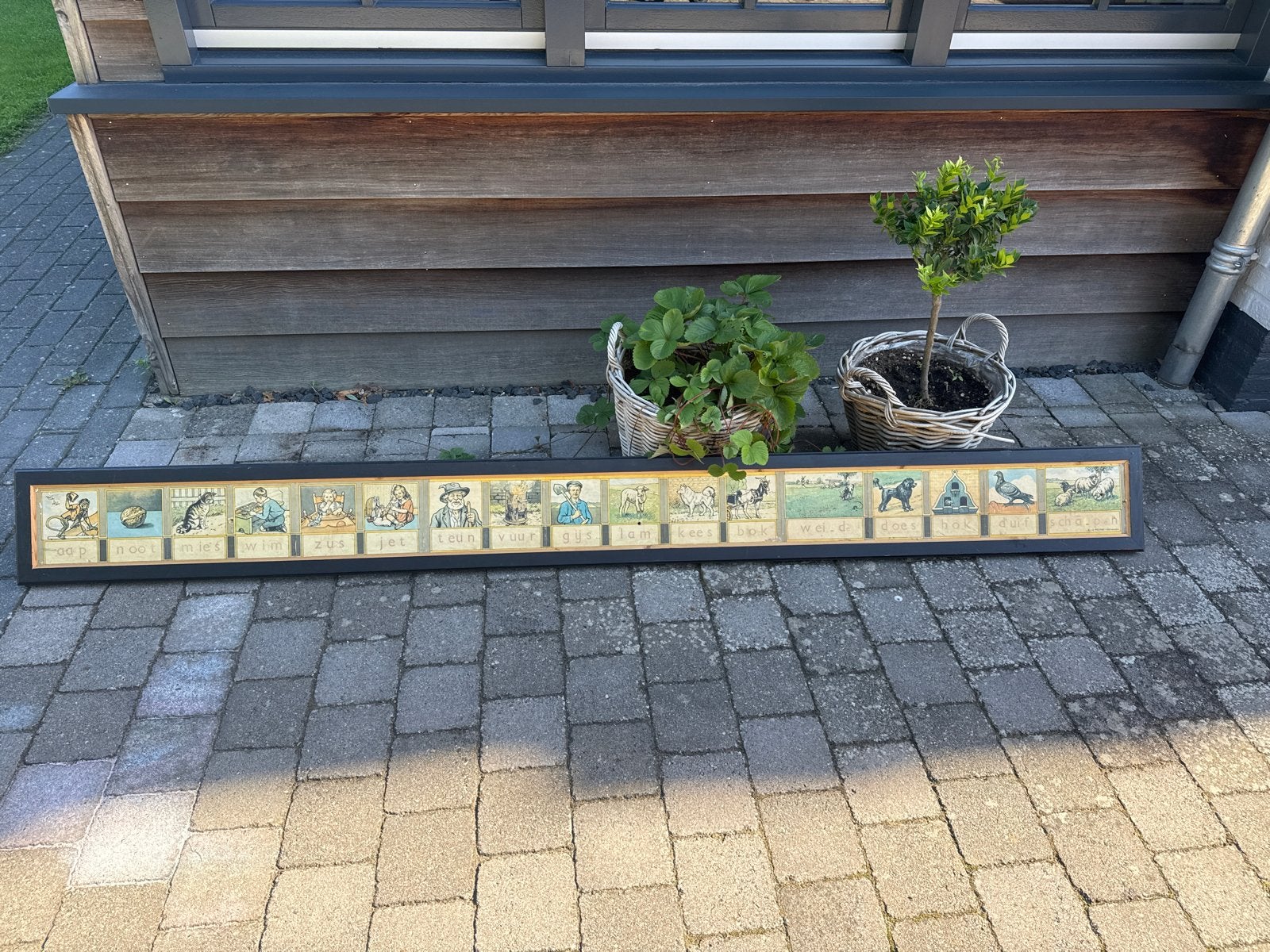Vintage Aap Noot Mies leesplankje wanddecoratie, Ophalen, Overige thema's