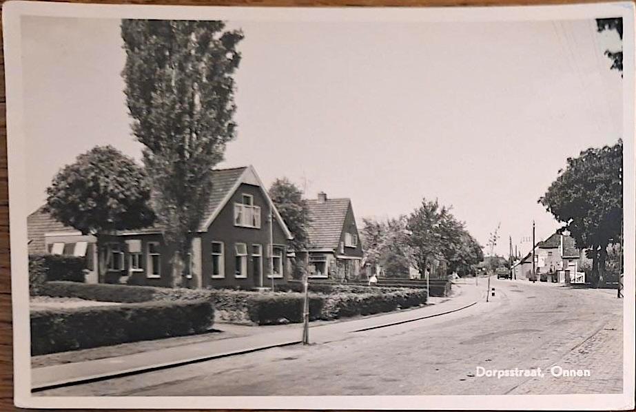 Onnen- Dorpsstraat, Verzenden, 1940 tot 1960, Ongelopen, Overijssel