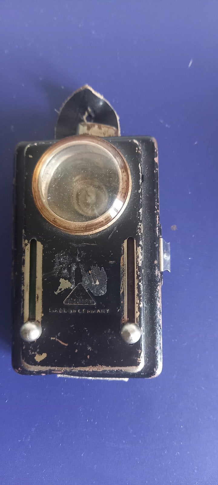 vintage signaal zaklamp met schuifmechanisme, Ophalen of Verzenden