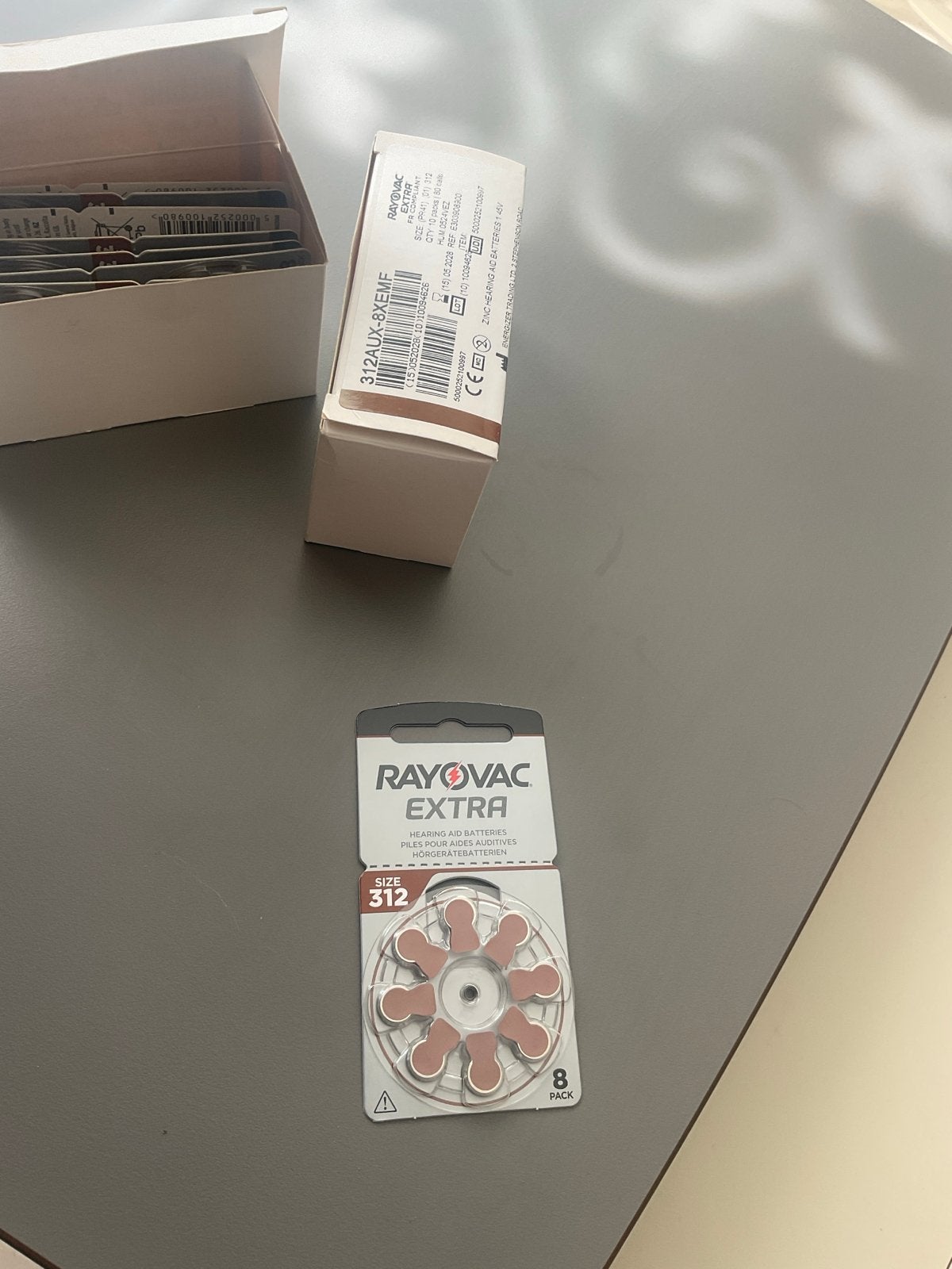 Rayovac Extra Gehoorapparaat Batterijen Maat 312 (8-pack), Ophalen of Verzenden, Nieuw