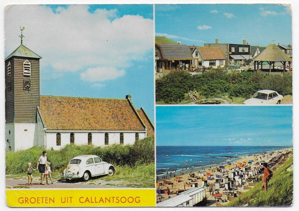 Callantsoog gelopen ansichtkaart( B 2953, Ophalen of Verzenden, 1960 tot 1980, Gelopen