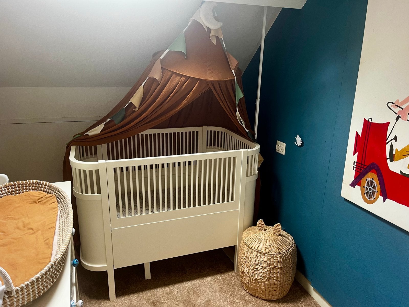 Sebra meegroeibed wit - Kili Bed, Ophalen, Gebruikt