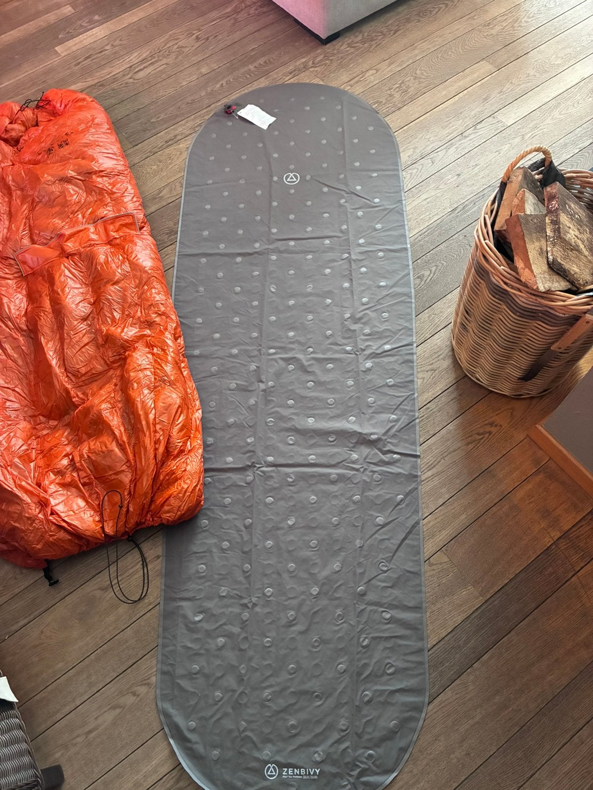 Zenbivy flex air matrass 64x198 + UL quilt 500G dons, Ophalen of Verzenden, Zo goed als nieuw