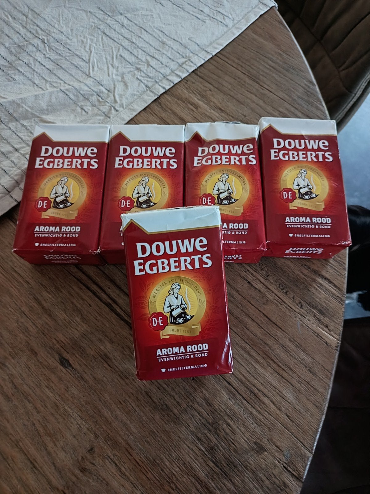 Douwe Egberts filter koffie, Ophalen