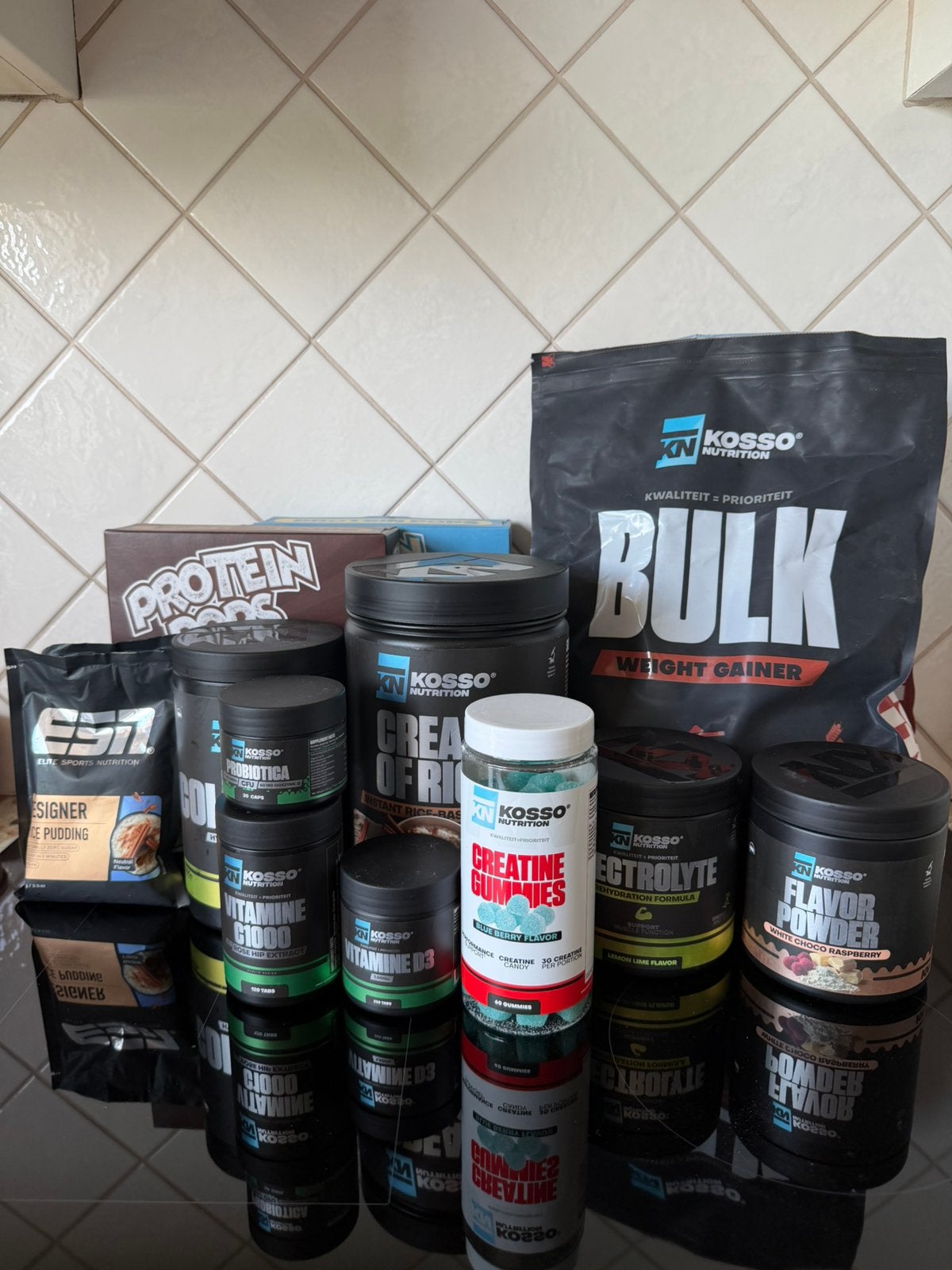 PAKKET KOSSO NUTRITION, Ophalen, Zo goed als nieuw, Poeder of Drank