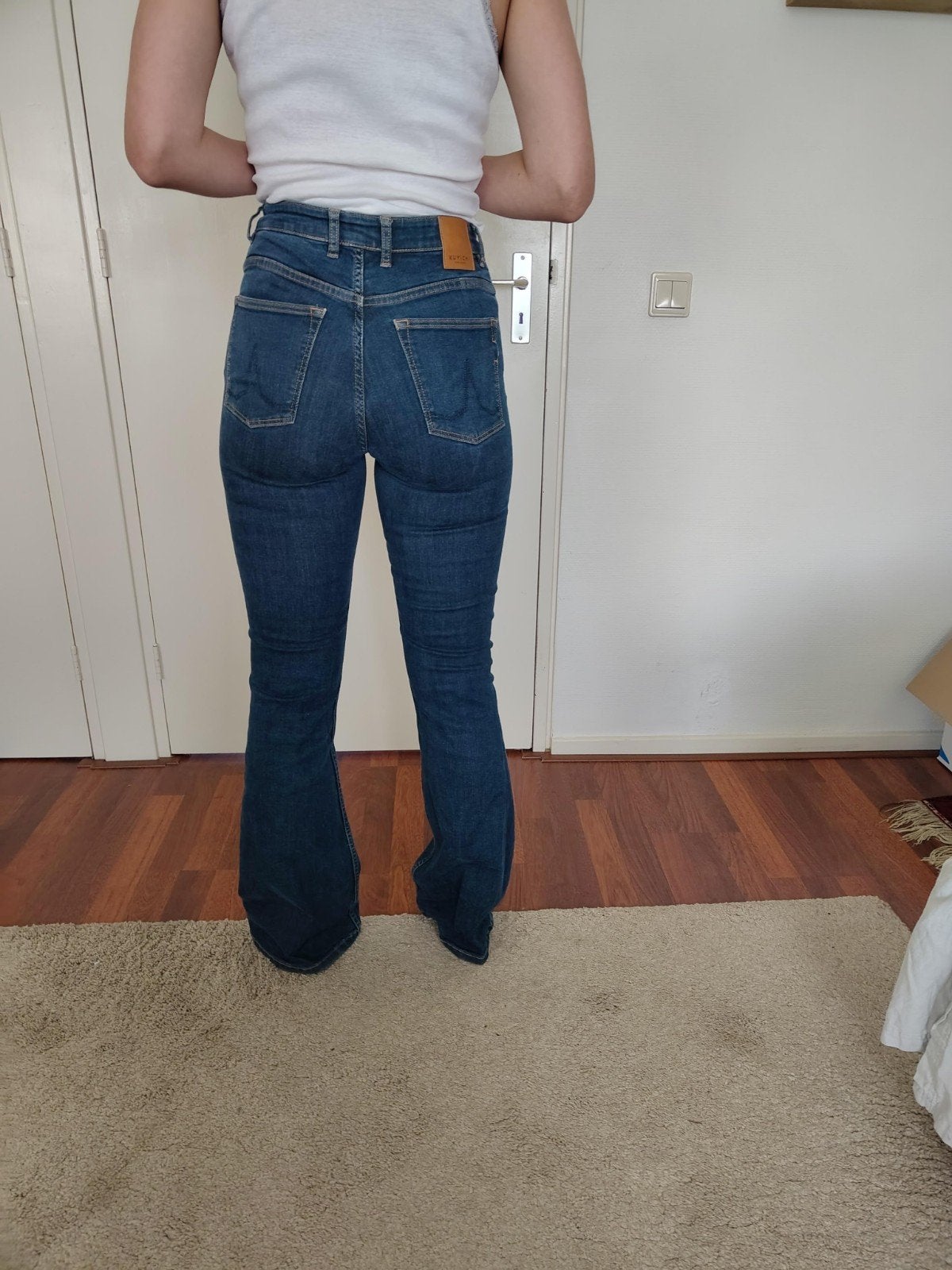 Damesbroek Kuyichi maat 30-34, Ophalen, Blauw, Kuyichi, W30 - W32 (confectie 38/40)