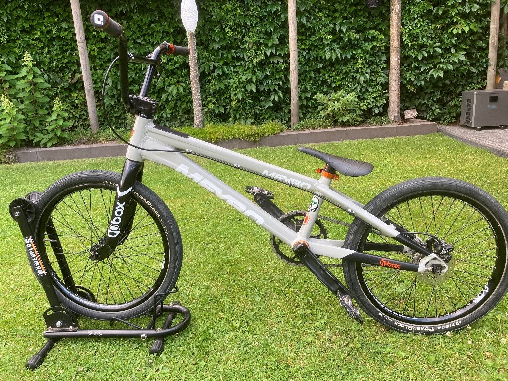 Meybo pro 21,5 box uitvoering, Fietsen en Brommers, 20 tot 24 inch, Aluminium, Zo goed als nieuw, Schijfrem