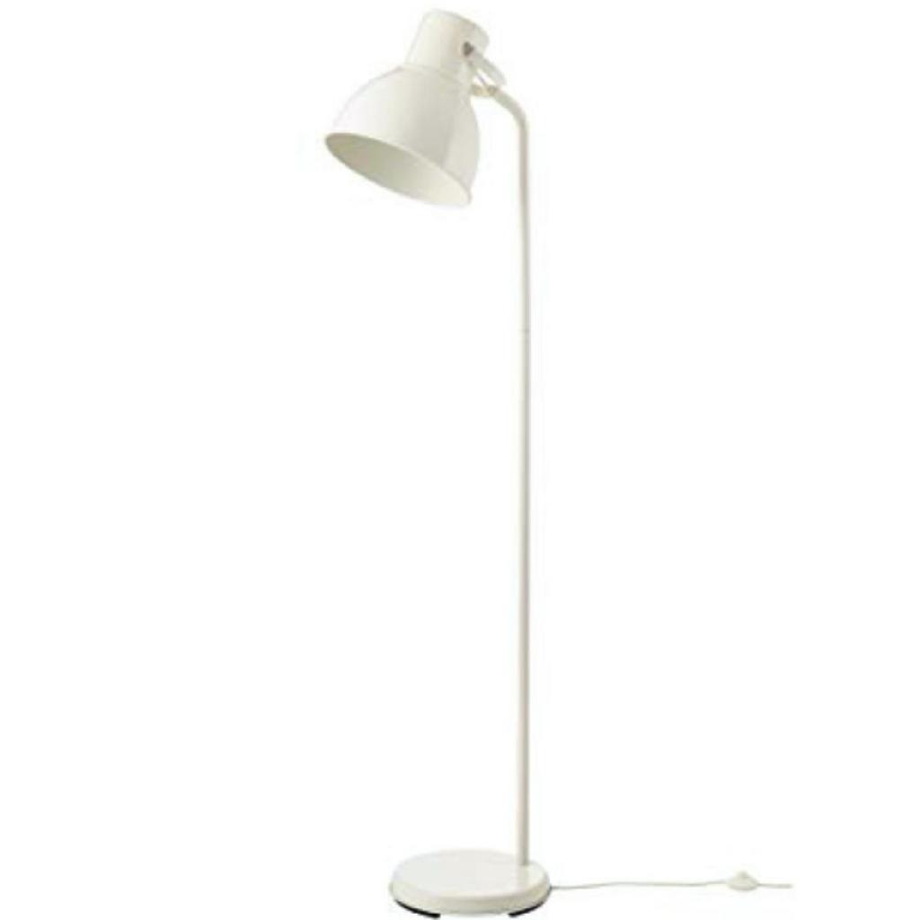 Ikea Hektar vloerlamp, wit gelakt, Ophalen, Zo goed als nieuw, 150 tot 200 cm