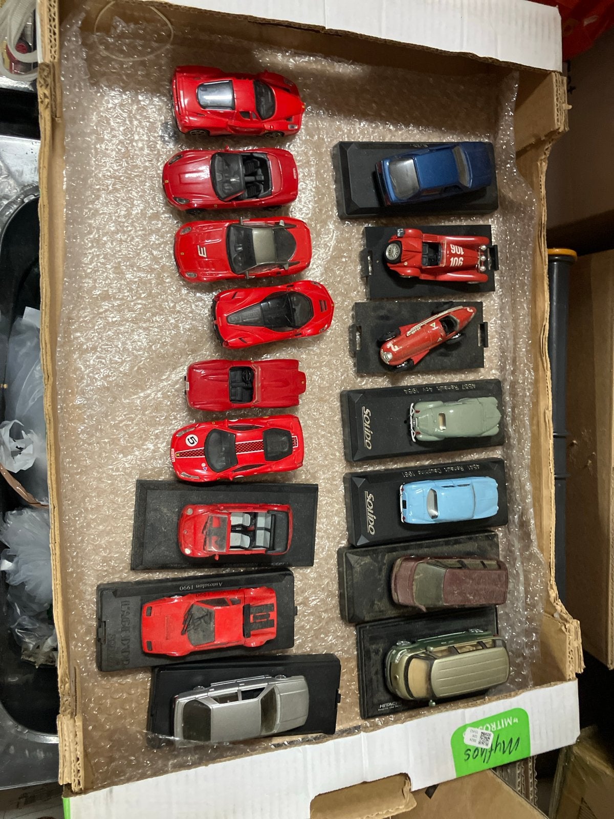 Verzameling modelauto's: Ferrari, Solido en meer, Gebruikt, 1:50 of kleiner, Auto, Ophalen