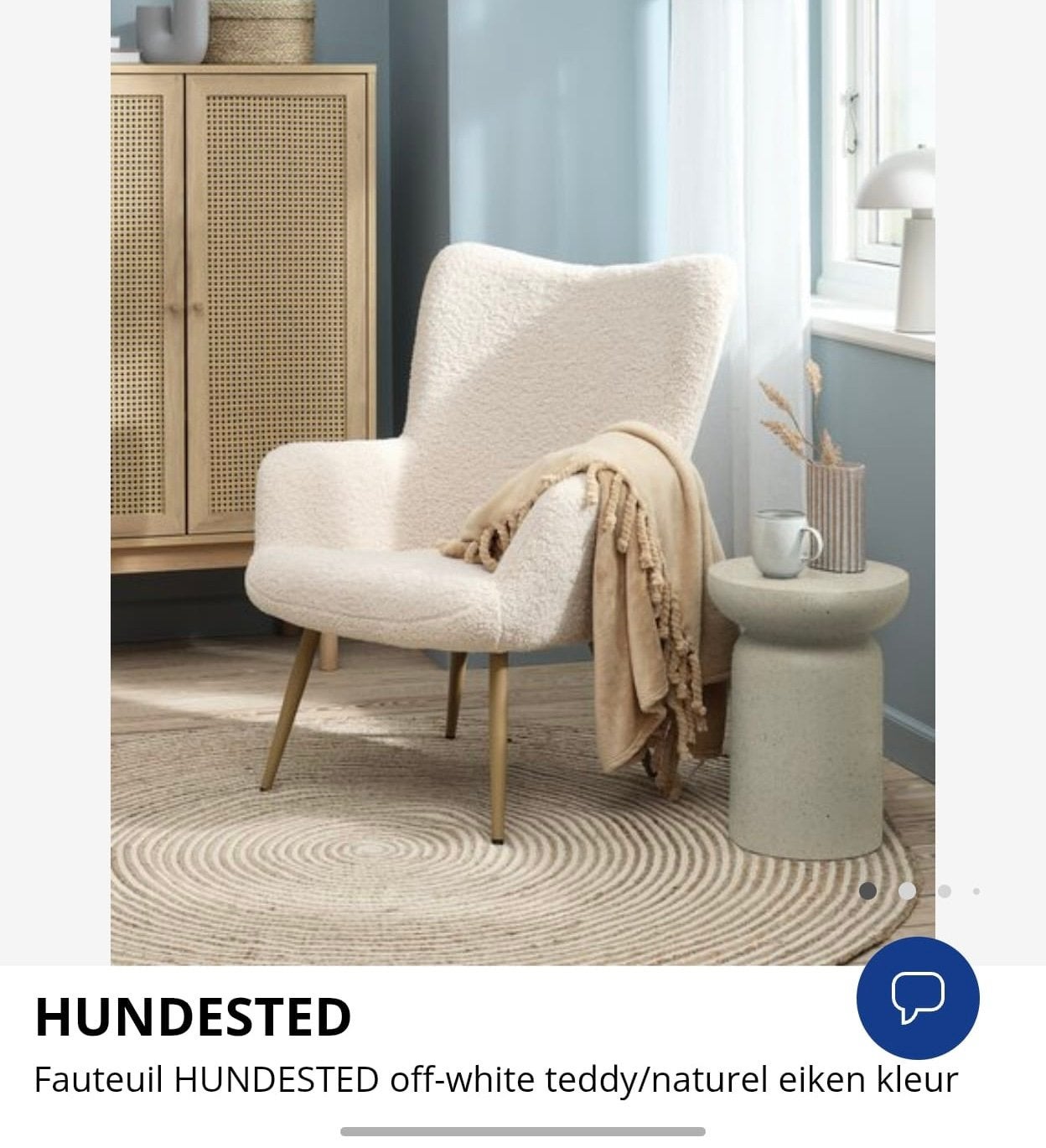 Teddy fauteuil, Ophalen, Zo goed als nieuw, 75 tot 100 cm, 50 tot 75 cm