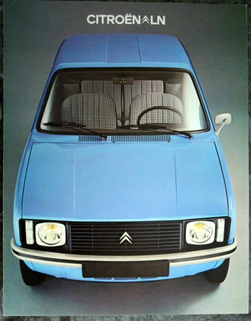 Citroën LN Nederlandse folder uit 1977, Ophalen of Verzenden, Zo goed als nieuw, Auto's