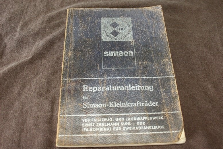 Simson 1978 kleinkrafträder reparatur anleitung S50 KR51 SR4, Ophalen of Verzenden, Overige merken