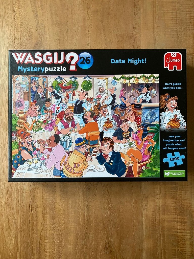 Wasgij Mystery 26 Date Night!, Ophalen, 500 t/m 1500 stukjes, Zo goed als nieuw, Legpuzzel