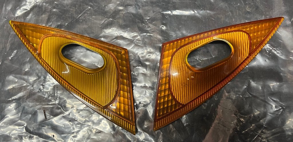 Porsche 996 / boxster afdekkapjes voor de koplampsproeiers, Ophalen, Gebruikt, Porsche