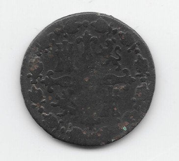 Spanje 4 maravedis 1831 KM# 489.2, Ophalen of Verzenden, Overige landen, Losse munt