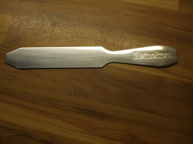 Heineken bierspatel/ afschuimer (nr.13), Ophalen of Verzenden, Nieuw, Overige typen, Heineken