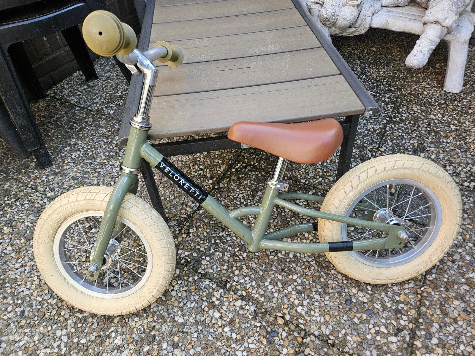 Loopfiets Veloretti Desert Moss, Ophalen, Zo goed als nieuw, Loopfiets