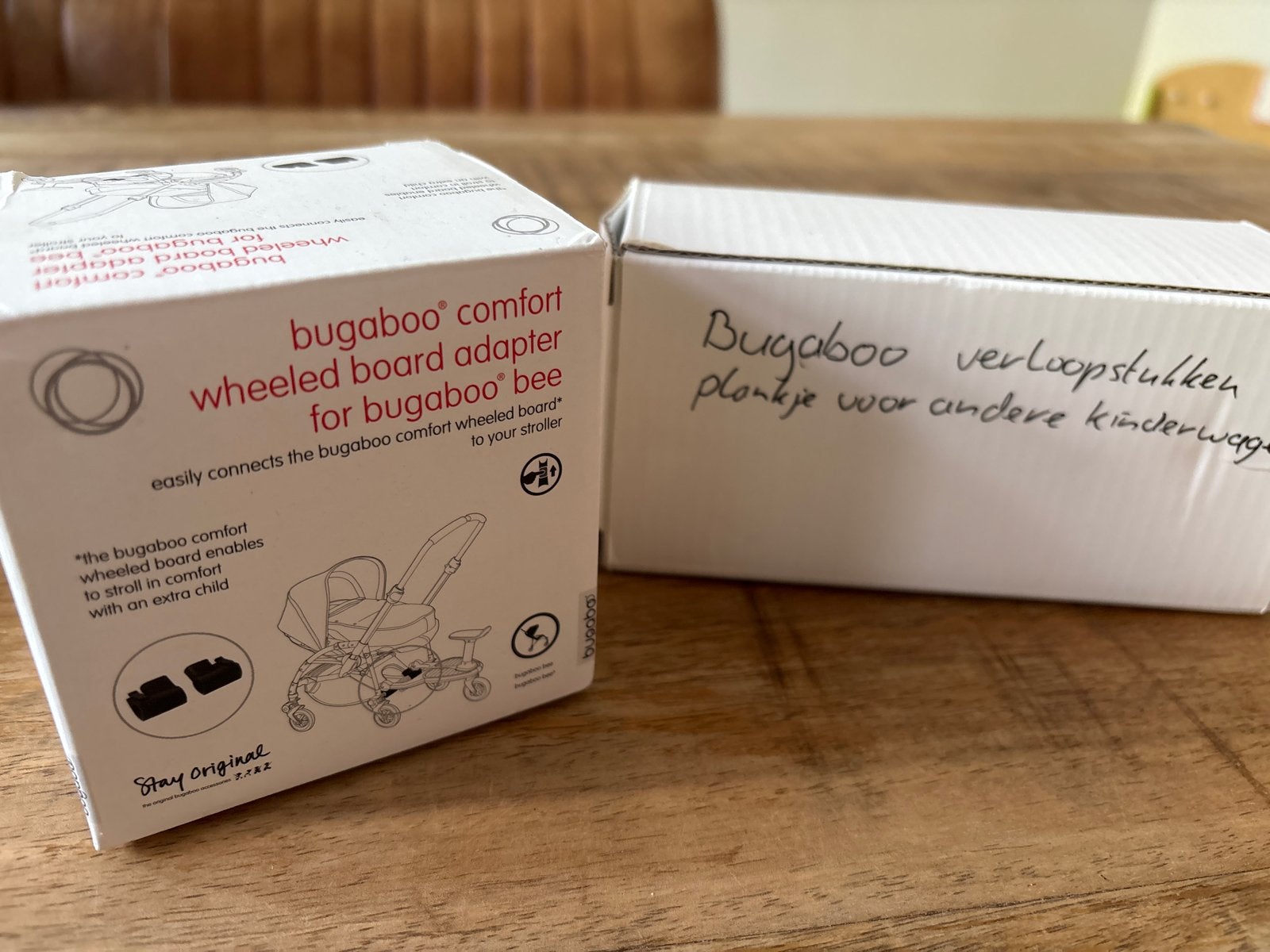 Bugaboo adapters en verloopstukken voor bevestiging plankje, Kinderen en Baby's, Kinderwagens en Combinaties, Ophalen of Verzenden